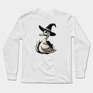 Skeleton Witch Duck Long Sleeve T-Shirt